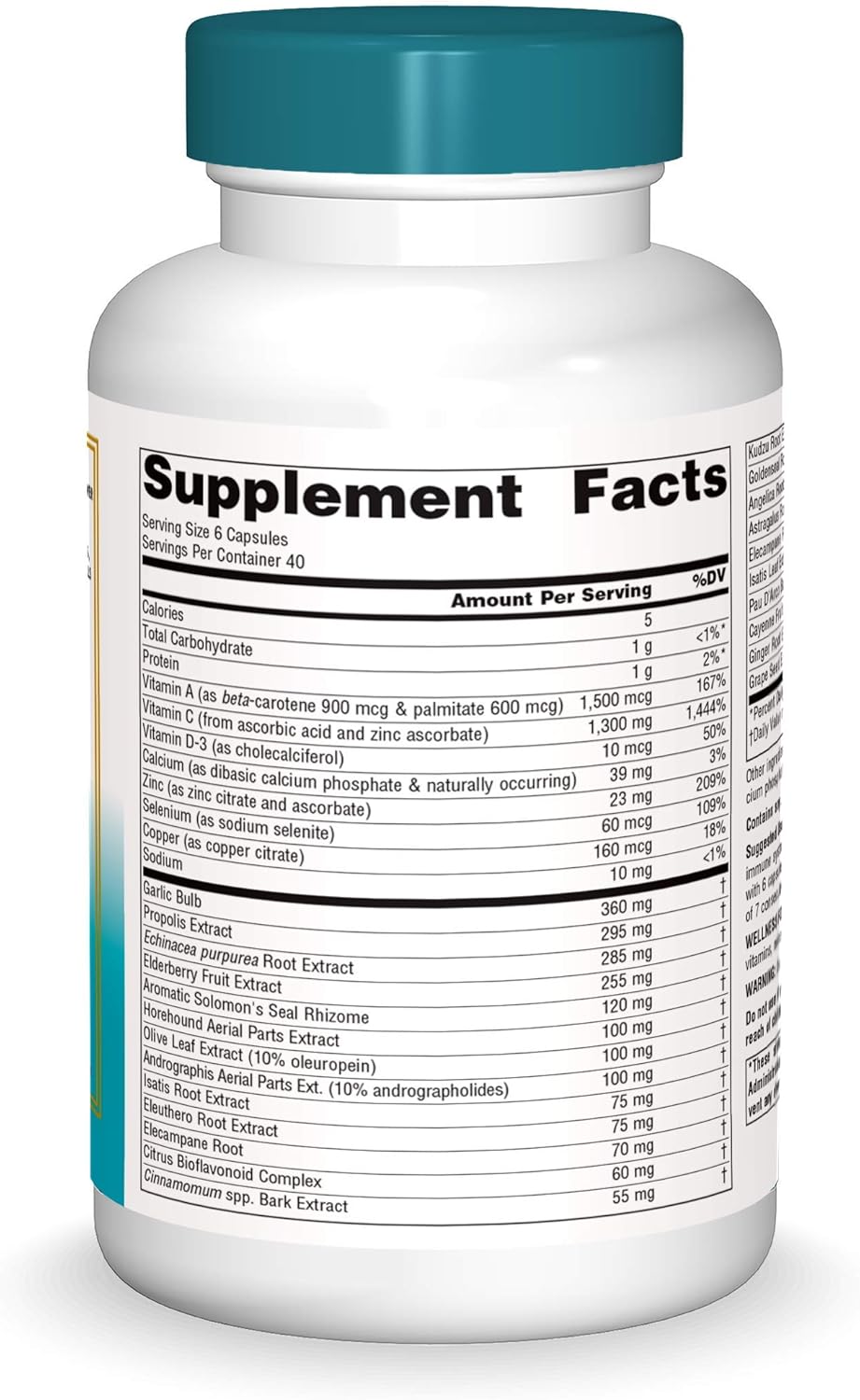 Source Naturals Wellness Formula Bio-Aligned Vitamins & Herbal Defense For Immune System Support - Dietary Supplement & Immunity Booster - 240 Capsules: Health & Personal Care