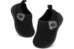 FEETCITY Wide Baby Shoes First Walking Shoes Baby Slip on Shoe Infant Sneakers Boys Girls School Shoe