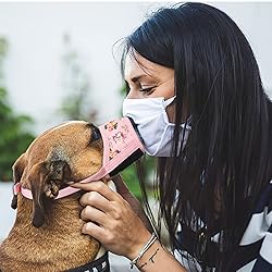 HEELE Dog Muzzle,Soft Nylon Muzzle Anti Biting