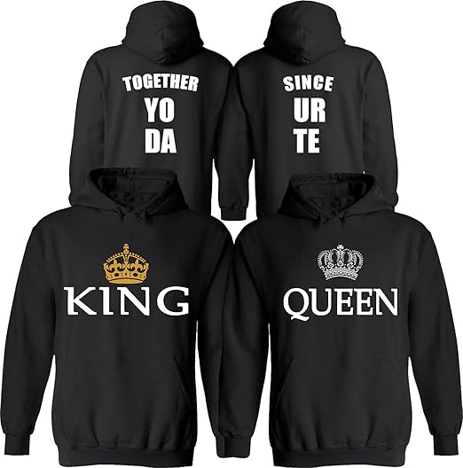 couple hoodies with date