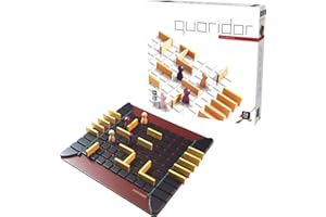 GIGAMIC Quoridor | Abstract Strategy Game for Adults and Familes | Ages 8+ | 2 to 4 Players | 15 Minutes