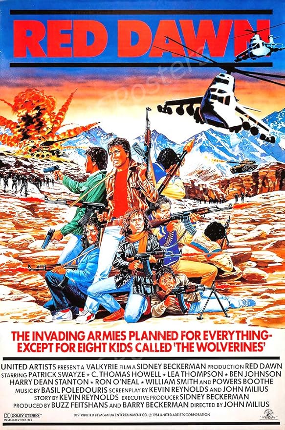 Home Furniture Diy Posters Usa Red Dawn Movie Poster Glossy Finish Mcp906 Home Decor