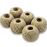 Jute Twine for Crafts, Butcher String, or Garden- 6