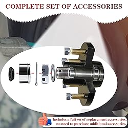 LUXTRKSTO 1 Set 6 on 5.5'' Trailer Hub Kit for