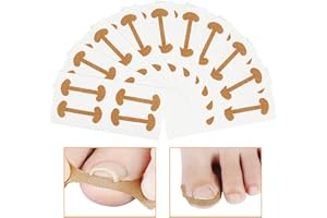 40 PCS Ingrown Toenail Corrector Stickers Breathable Self-Adhesive Elastic Toenail Correction Patch for Toenail Treatment Fin