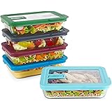 Pyrex No Leak 3 Cup Meal Prep Storage Set, 10-piece