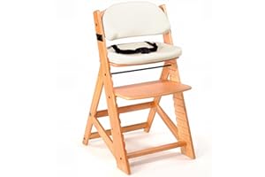 Keekaroo Height Right Kids Chair with Comfort Cushions, Vanilla (0055209KR-0002)