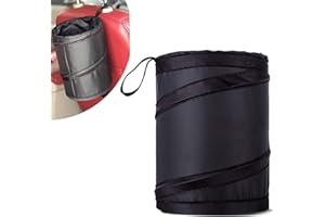 Car Trash Can, Interior Collapsible Car Garbage Can, Hangable Car Garbage Bin,Storage Bag for Cars, Pickup Trucks and Trolley