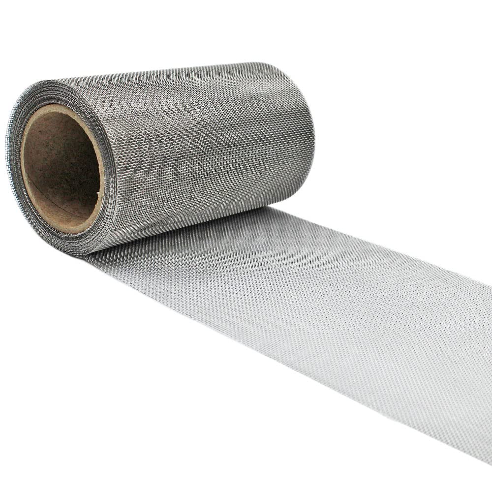 BugMesh Stainless Steel 1mm Insect Soffit Vent Mesh Blocks Flys, Wasps & Bees Easy to Cut & Use (10m x 50mm BugMesh Roll)