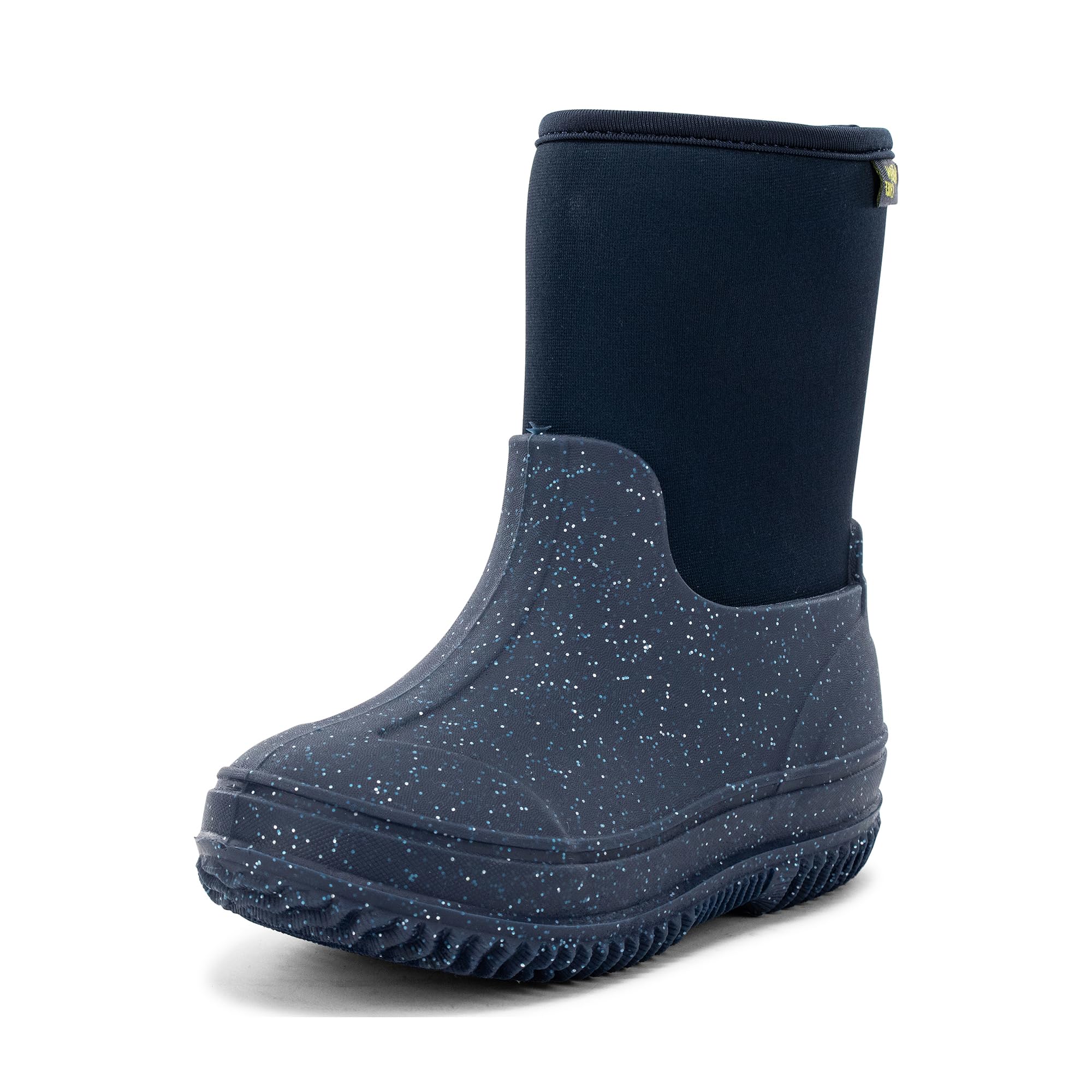 Western Chief Kids Freestyle Neoprene Outdoor Boot, Lightweight, Kid Friendly for Boys and Girls Waterproof Boot for Rain, Mud, Cold Weather, Snow, Navy, 3 Image