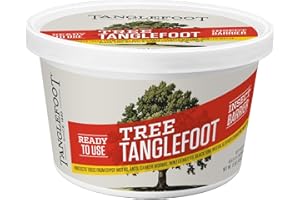 Tree Tanglefoot Tree Banding Gum – 15oz Sticky Coating for Tree Wraps – Long-Lasting, Non-Drying Adhesive Barrier Formula – Weather-Resistant, Made in USA
