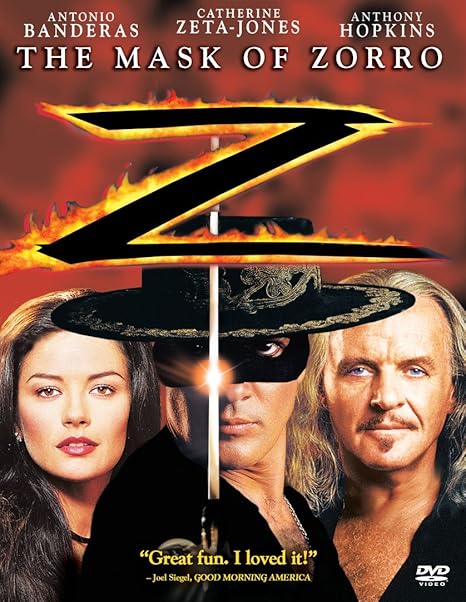 The Mask Of Zorro Amazon In Tony Amendola Jose Perez Anthony Hopkins Stuart Wilson Matthew Letscher Catherine Zeta Jones Antonio Banderas Martin Campbell Tony Amendola Jose Perez Movies Tv Shows