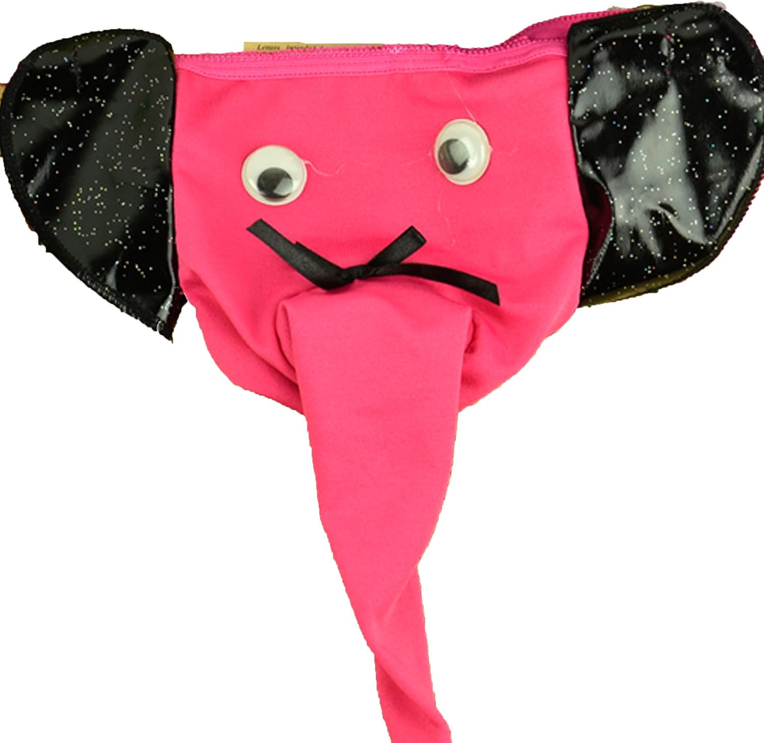 Zeagoo Men's Elephant Nose Pouch GString Thong Underwear Rose Red