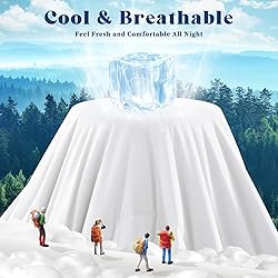 FineMay Cooling Comforter Queen Size, Double-Sided