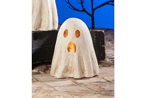 Bethany Lowe Designs - Scared Ghost Luminary Medium Paper Mache - TJ2300