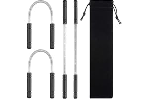 Mudder 4 Pieces Facial Hair Remover Spring Eyebrow Face Epilator Coil Portable Hair Remover Spring Threading Tool for Women Chin Cheek Mustache Upper Lip