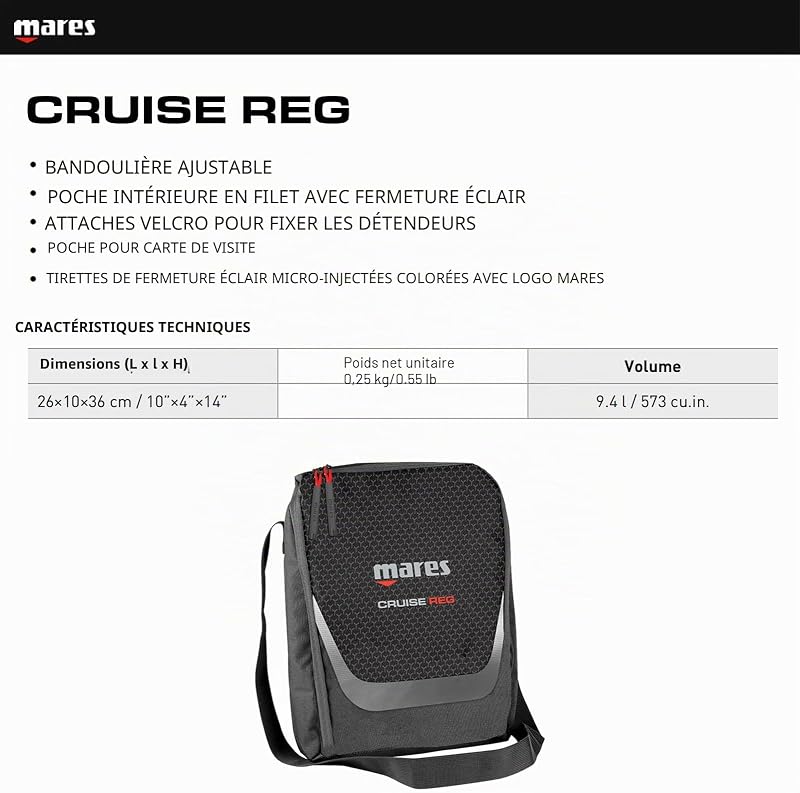 Cruise REG, Sac pour Détendeurs et Accessoires de Plongée
