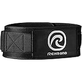 Rehband Weight Lifting Belt for Squats & Deadlifts - Weightlifting Belt for Men & Women, Powerlifting and Bodybuilding Belt Unisex, Heavy Duty Gym Belt