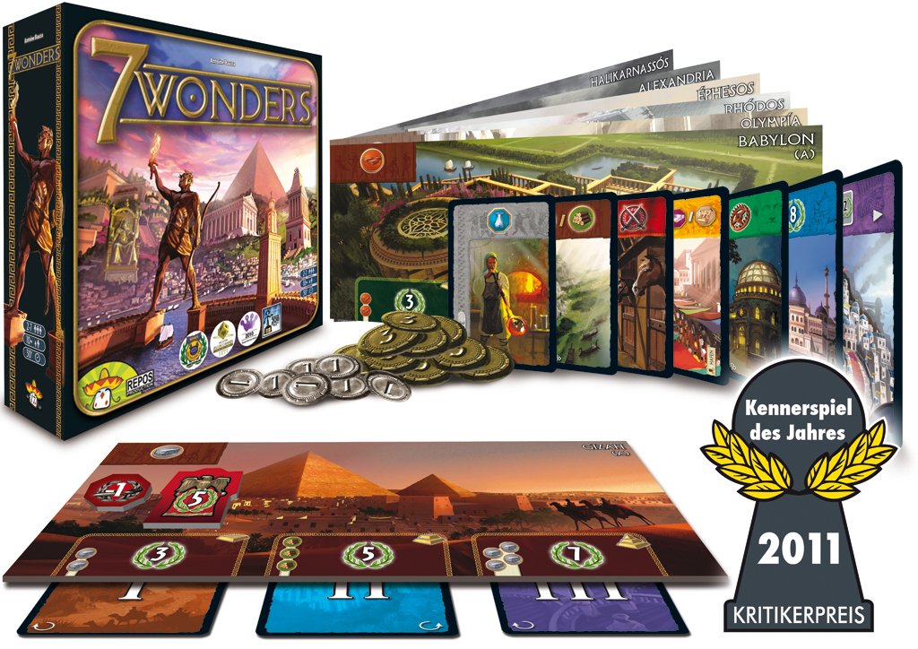 Asmodee 200979 "7 Wonders" Game