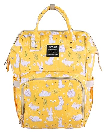 yellow diaper bag