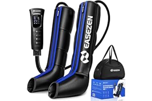 EASEZEN Leg Compression Massager for Circulation and Pain Relief, Leg Recovery Compression System for Fast Recovery of Foot, Calf and Thigh, Relieve Edema, Reduce Muscle Fatigue, Gifts for Women Men