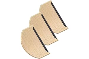3 Pcs Wool Cashmere Comb for Sweater Pilling,Manual Portable Fuzz Remover for Clothing and Garments,Wooden Fabric Lint Shaver