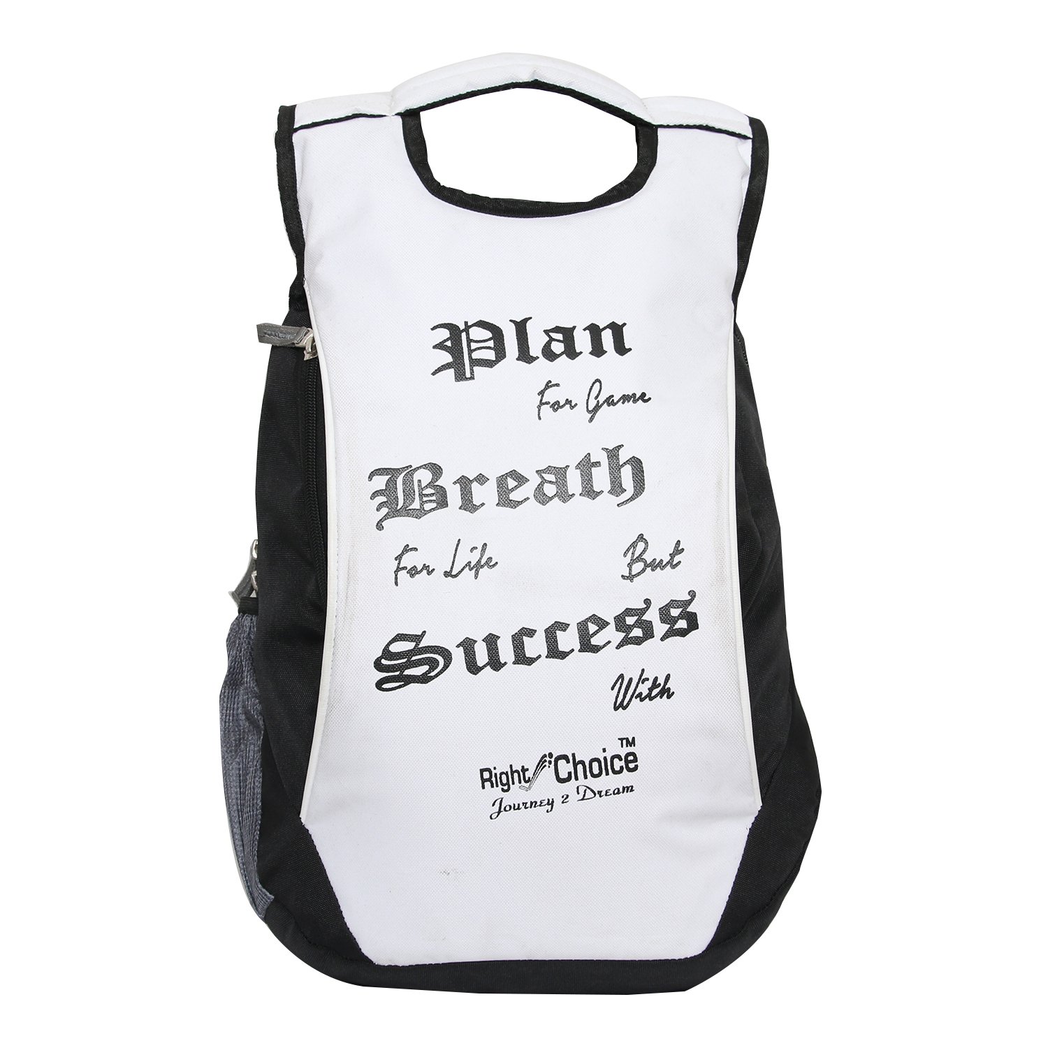 right choice (2080 plan) black white stylish tuff quality college school casual backpack bags (boys and girls)