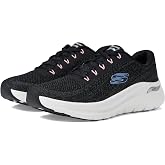 Skechers Women's Rich Vision Sneaker | Patented Skechers Arch Fit insole, podiatrist-certified arch support, Machine washable, Removable insole, Flexible outsole