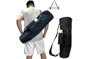 Uhawi Yoga Mat Bag, with Water Bottle Pocket and Big Wet Pocket & Yoga strap & Large Capacity, Stylish & Functional Fitness Mat And Essential items for Women & Men