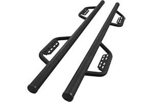 SMANOW 68 InchesRunning Boards Compatible with 2015-2025 Chevy Colorado/GMC Canyon Extended Cab. Black Colorado Side Steps Step Bars Rock Sliders.Truck Running Boards Made with Carbon Steel.