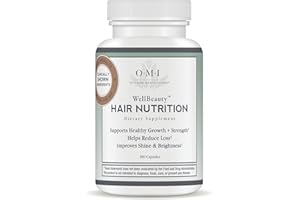 OMI WellBeauty Hair Nutrition, Women’s Hair Growth Supplement, Clinically Proven to Grow Hair, Reduce Hair Loss, Doctor-Formulated for Stronger, Thicker Hair with Keratin, Biotin