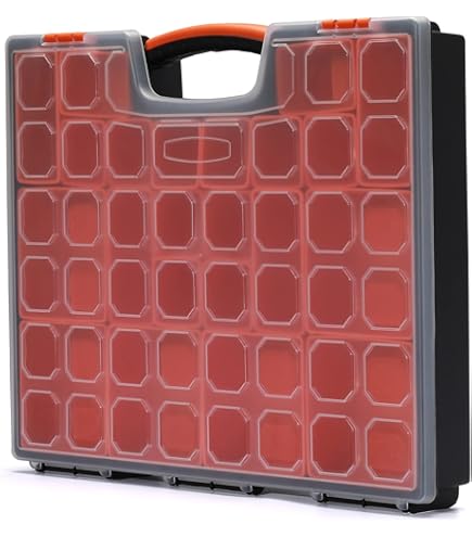 Boîte à Outils Organisateur ValueMax 18 Bacs Amovibles - Noir Étanche - Grande Capacité