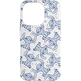 Disney Stitch Fluffy Summer Vibes Pattern Case for iPhone 14 Pro