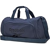 Reebok Duffle Bag - Carry On Gym Bag for Workout and Compact Travel Bag - Small Size Overnight Bags for Women and Men, Size Small, Easton Blue