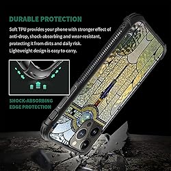 CARLOCA Compatible with iPhone 16 Pro Max Case, Art