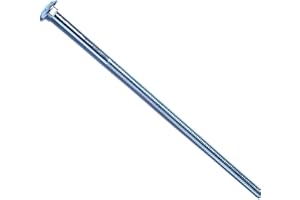 Hard-to-Find Fastener 014973230722 Carriage Bolts, 1/4-20 x 8, Piece-95, zinc