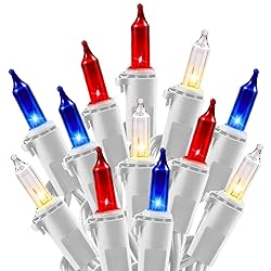 4th of July Patriotic Decoration Lights - 200 Count