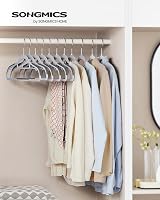 SONGMICS 30 Pack Plastic Hangers Non-Slip 0.5 cm Thick 42 cm view 2