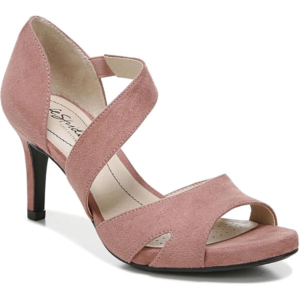 LifeStride Women's Flaunt Dress Sandal - Comfort Evening Heel With Soft System