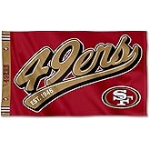 San Francisco 49ers Script Logo Premium Flag