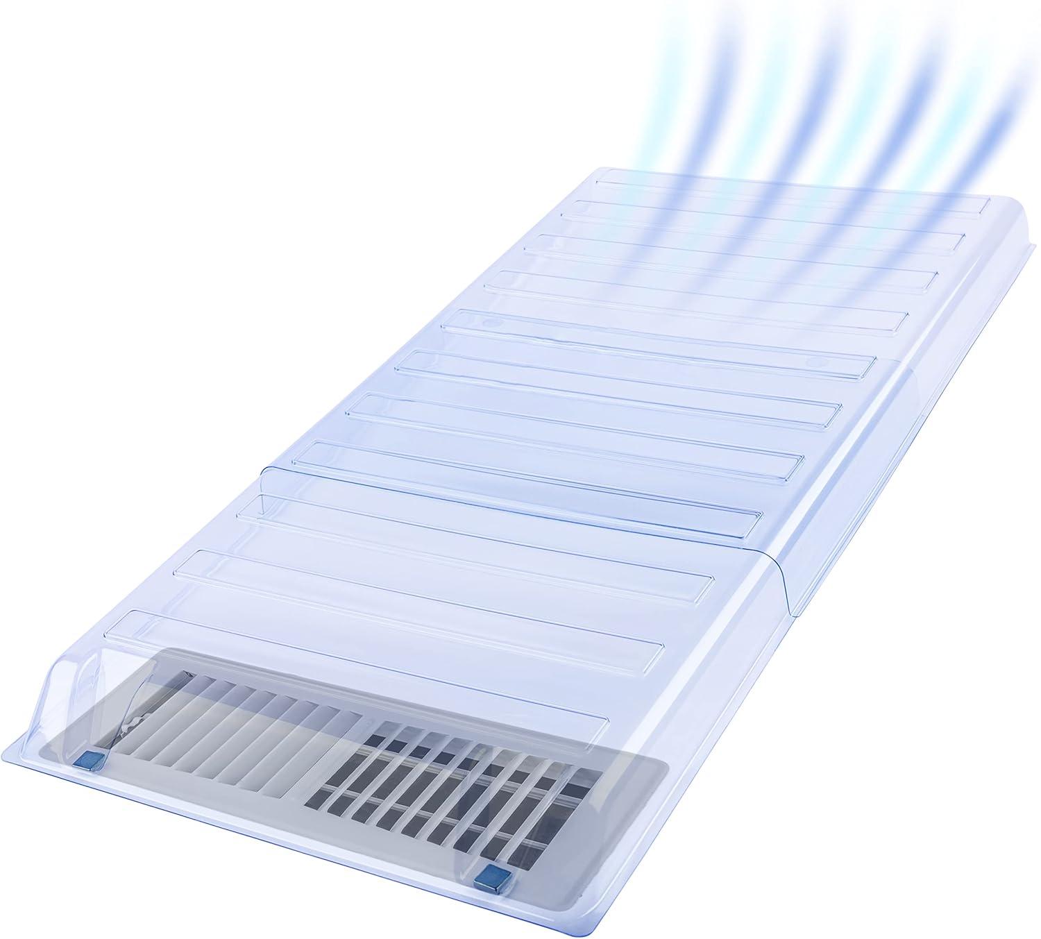 Registers, Grilles & Vents - Eureka Air Under Furniture Magnetic Vent Extender, 1.5mm Thick Heavy Duty Premium Material, Fits Floor Registers 10
