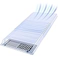 Eureka Air Under Furniture Magnetic Vent Extender, 1.5mm Thick Heavy Duty Premium Material, Fits Floor Registers 10" and 12" Wide, Adjusts from 17" to 33" Long