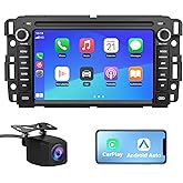 Car Radio Stereo for Chevy Silverado GMC Sierra 2007-2013, Android 13 with CarPlay Android Auto Bluetooth GPS Navigation Touc