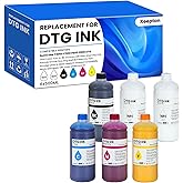 Xeepton DTG Ink Cartridge 500ml Direct to Garment Printing Ink Digital Textile and More Printing Refill Remanufactured for Su