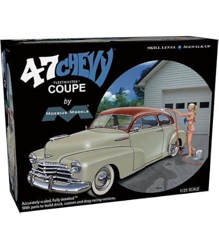 Amazon.com: Moebius Models 1/25 52 Hudson Hornet Mel s Drive-in