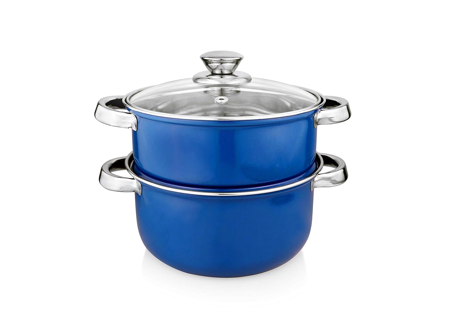 Buy Vinayak International Stainless Steel Steamer Cook Set 1 Piece 4 L Blue Online At Low Prices In India Amazon In