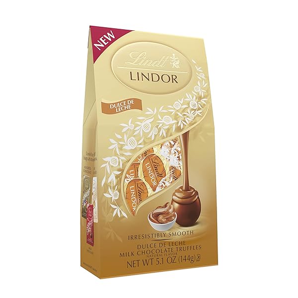 LINDT LINDOR DULCE DE LECHE MILK CHOCOLATE TRUFFLES – 5.1 OZ