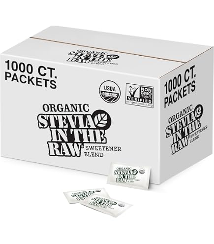 thumbnail image 2 of Stevia In The Raw Plant-Based Zero Calorie Sweetener – 800 Count Packets – Caffeine Free 2 of 6