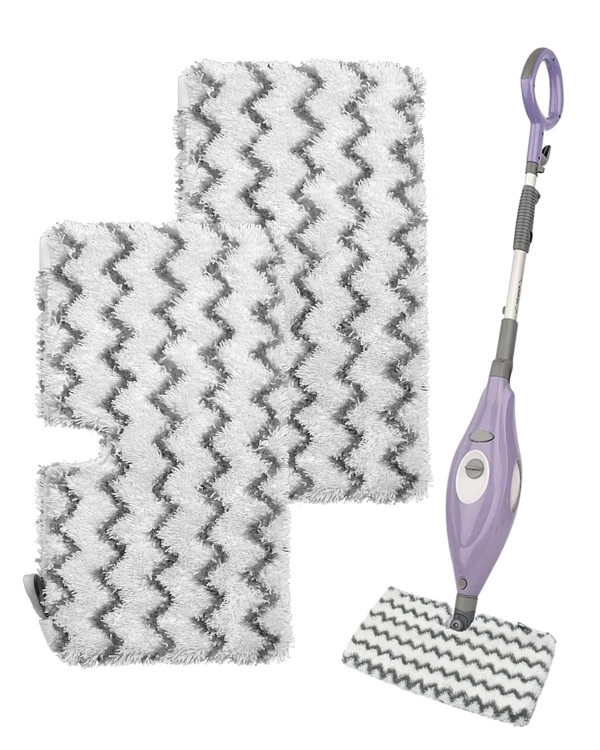 2 Pack Steam Pocket Mop Replacement Pads Compatible with Shark Steam Pocket Mop S3500 Series S3501 S3601 S2901 S2902 S3550 S3601D S3801 S3901 S3901D SE450 SE460