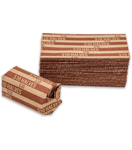 Coin Roll Wrappers - (220 Pack) Assorted Flat Coin Papers Bundle Of Quarters Nickels Dimes Pennies